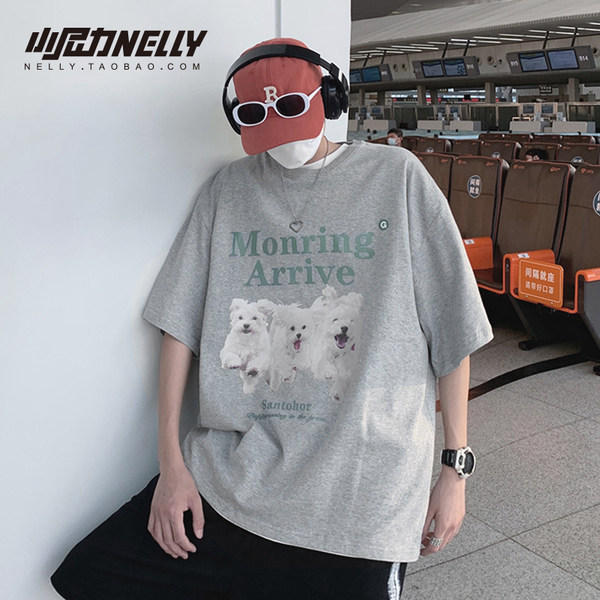 เสื้อยืดคอกลม ผู้ชาย เสื้อยืดผู้ชายเกาหลี เสื้อยืดเกาหลี แบรนด์ NELLY