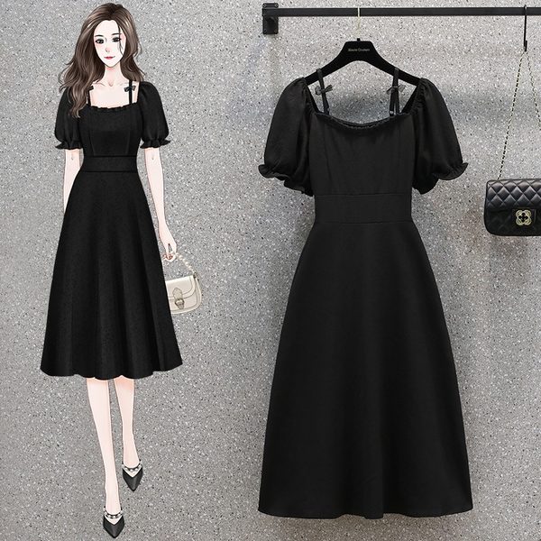 เดรสคนอ้วน เดรสสาวอวบ ชุดเดรสคนอ้วนวัยรุ่น BY PLUS SIZE Girl