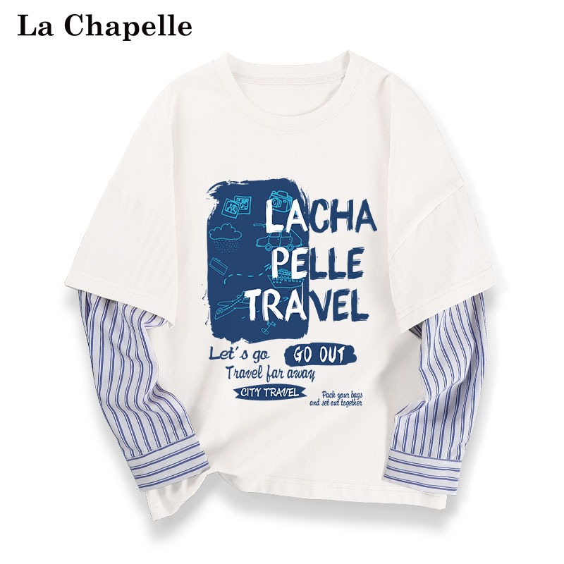 เสื้อยืดเด็ก La Chapelle แขนยาว สั่งได้ขนาด 110-160