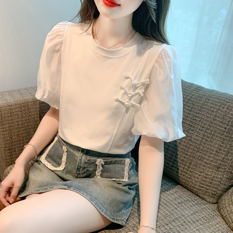เสื้อผ้าวัยรุ่นเกาหลี เสื้อยืดวัยรุ่นผู้หญิง มีขนาด S M L XL