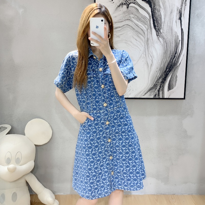 เดรสแขนสั้น มีไซส์ L-4XLอก 38-47 นิ้ว ใส่ได้ทั้งสาวหุ่นดีน่ารักจนถึงสาวอวบพลัสไซส์ จัดส่งฟรี! ทักแชทสั่งซื้อ