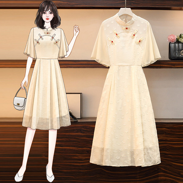 เดรสคนอ้วน เดรสสาวอวบ ชุดเดรสคนอ้วนวัยรุ่น BY PLUS SIZE Girl