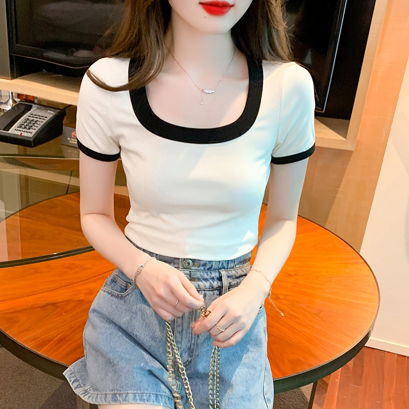 เสื้อผ้าวัยรุ่นเกาหลี เสื้อยืดวัยรุ่นผู้หญิง มีขนาด S M L XL
