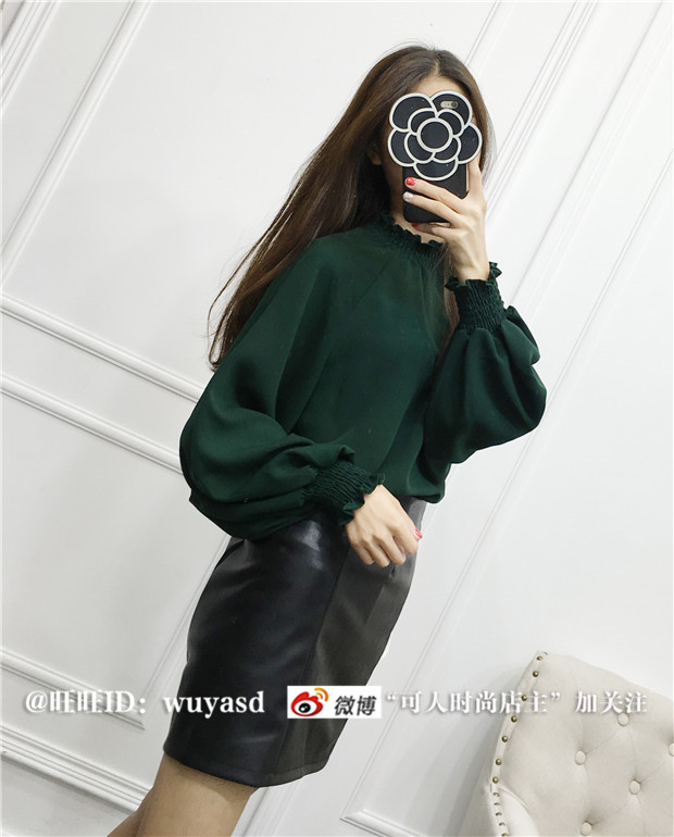 เสื้อแฟชั่นแขนยาว ผ้าเนื้อดีมีลายในตัว ถ่ายจากสินค้าจริง ทรงสวย งานดีเลยจ้า พร้อมส่ง