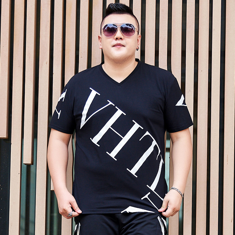 เสื้อยืดผู้ชายอ้วน S-5XL(อกเสื้อ39-51นิ้ว)