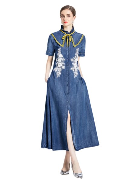 ชุดเดรสยาวสวยๆ ชุดเดรสยาวใส่สบาย ใส่ทำงาน