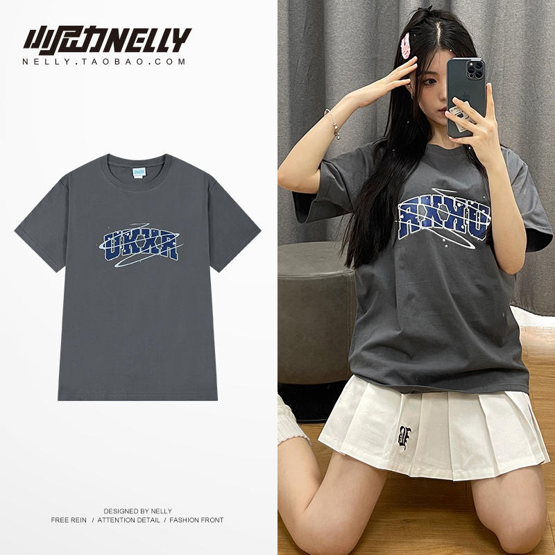 เสื้อยืดคอกลม ผู้ชาย เสื้อยืดผู้ชายเกาหลี เสื้อยืดเกาหลี แบรนด์ NELLY