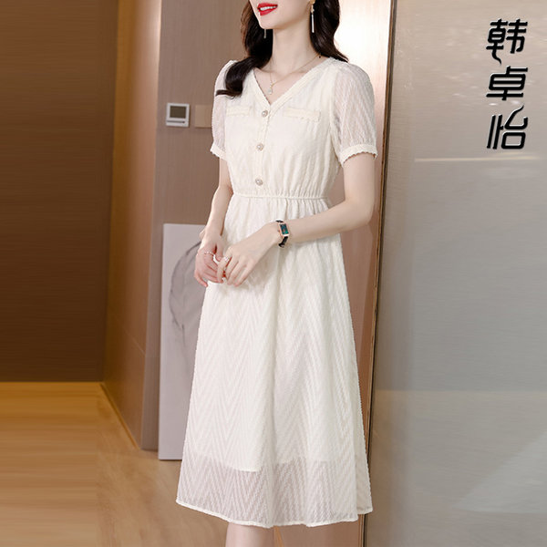 เดรสวัยผู้ใหญ่40-60ปี เดรสคุณแม่ ชุดเดรสทำงานวัยผู้ใหญ่ แบรนด์ MAMA DRESS