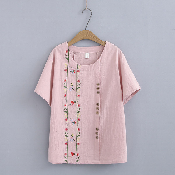 เสื้อลินินสไตล์ผู้ใหญ่ เสื้อคุณแม่ เสื้อผู้ใหญ่ แบรนด์ LININ