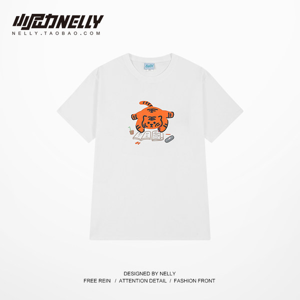 เสื้อยืดคอกลม ผู้ชาย เสื้อยืดผู้ชายเกาหลี เสื้อยืดเกาหลี แบรนด์ NELLY