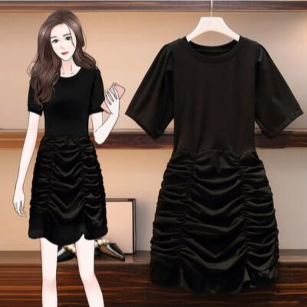 เดรสคนอ้วน เดรสสาวอวบ ชุดเดรสคนอ้วนวัยรุ่น BY PLUS SIZE Girl