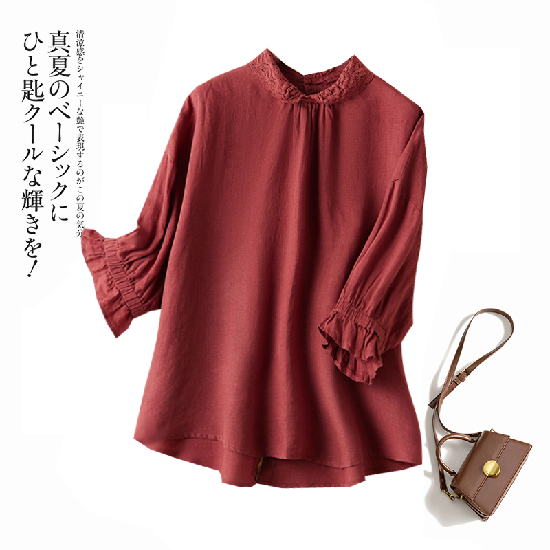 เสื้อลินิน เสื้อผ้าฝ้ายลินิน เสื้อเชิ้ตผ้าลินิน BY Zimo