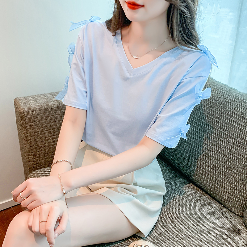 เสื้อผ้าวัยรุ่นเกาหลี เสื้อยืดวัยรุ่นผู้หญิง มีขนาด S M L XL