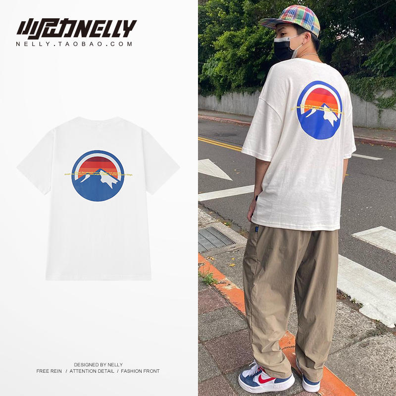 เสื้อยืดคอกลม ผู้ชาย เสื้อยืดผู้ชายเกาหลี เสื้อยืดเกาหลี แบรนด์ NELLY