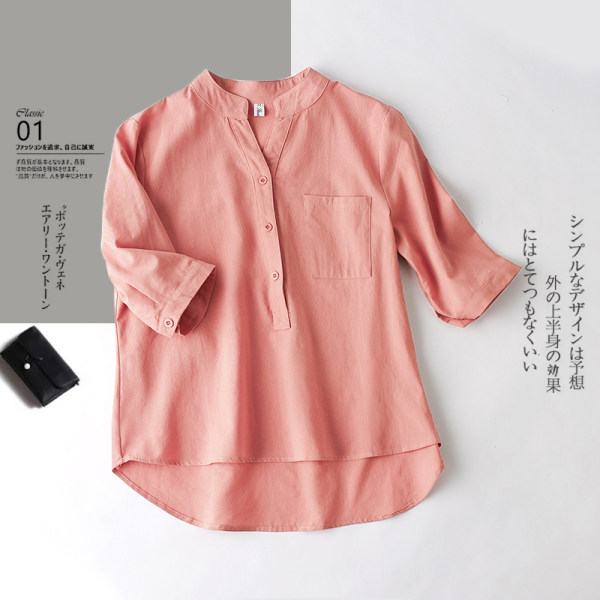 เสื้อลินิน แบบเสื้อสวยๆ เสื้อผ้าฝ้ายลินิน เสื้อเชิ้ตผ้าลินิน BY LININ