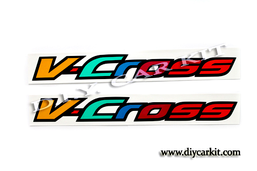 สติ๊กเกอร์สะท้อนแสง V-Cross