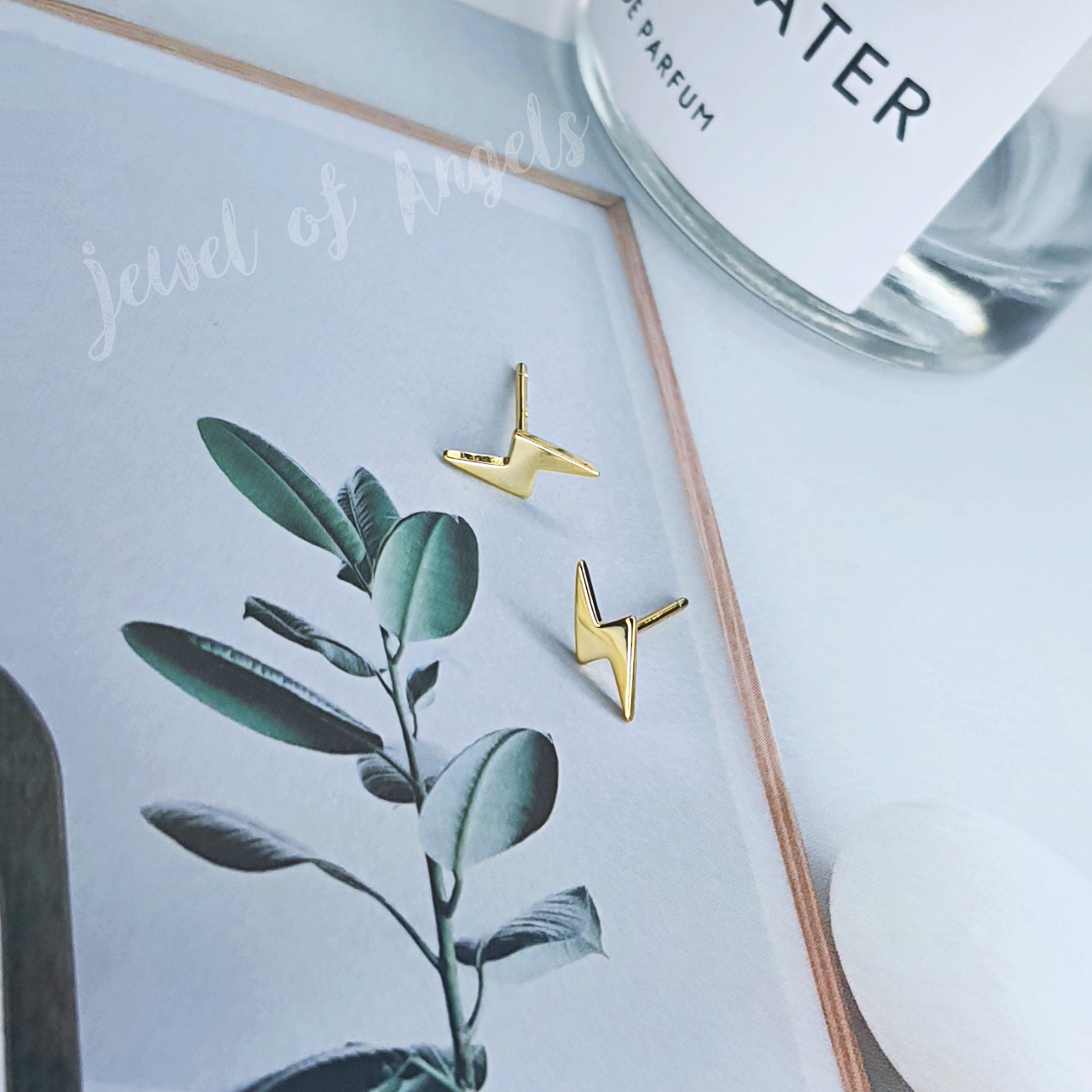 ต่างหูเงินแท้ S925 รุ่น Thunder ต่างหูสายฟ้า เงินแท้ทั้งชิ้น Silver925 ต่างหูผู้ชาย ต่างหูผู้หญิง ตุ้มหูเงินแท้