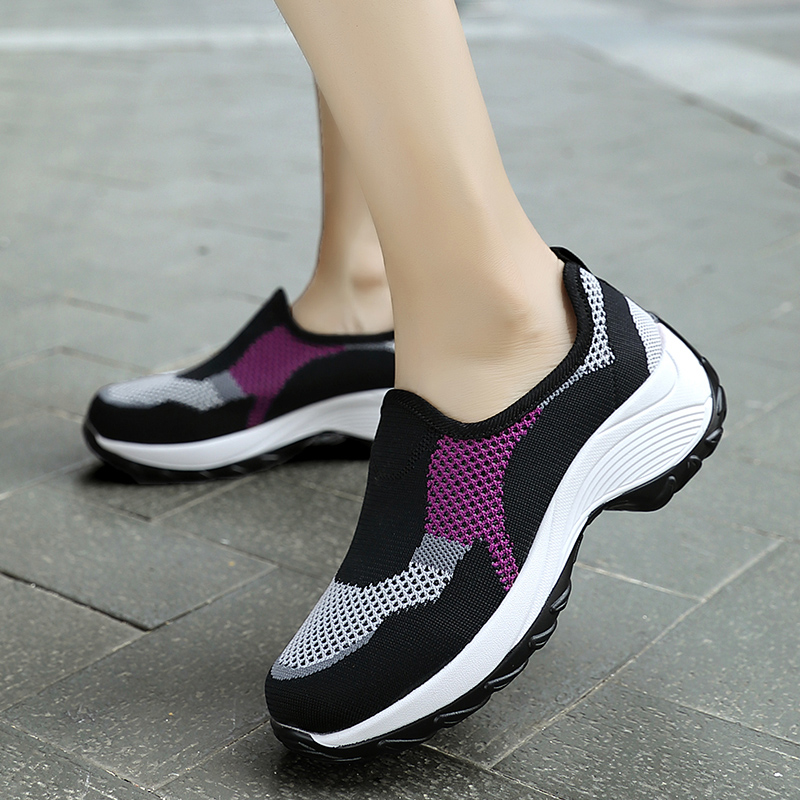 รองเท้าผ้าใบ รองเท้าลำลอง รองเท้าผ้าใบลำลอง รองเท้าแฟชั่นแบบสวม Slipper Shop