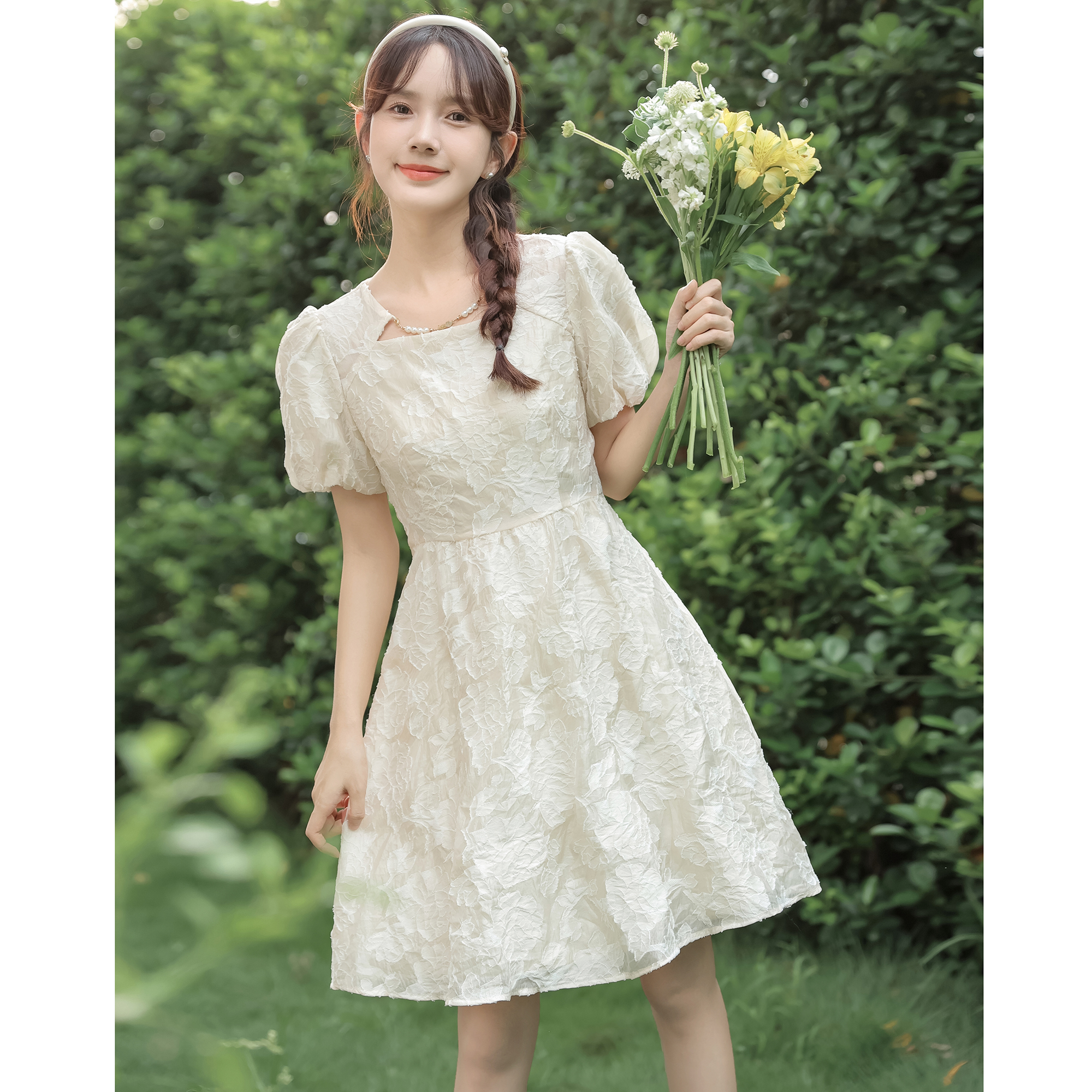 แบบชุดเดรสสวยๆ ชุดเดรสน่ารักๆสไตล์เกาหลี