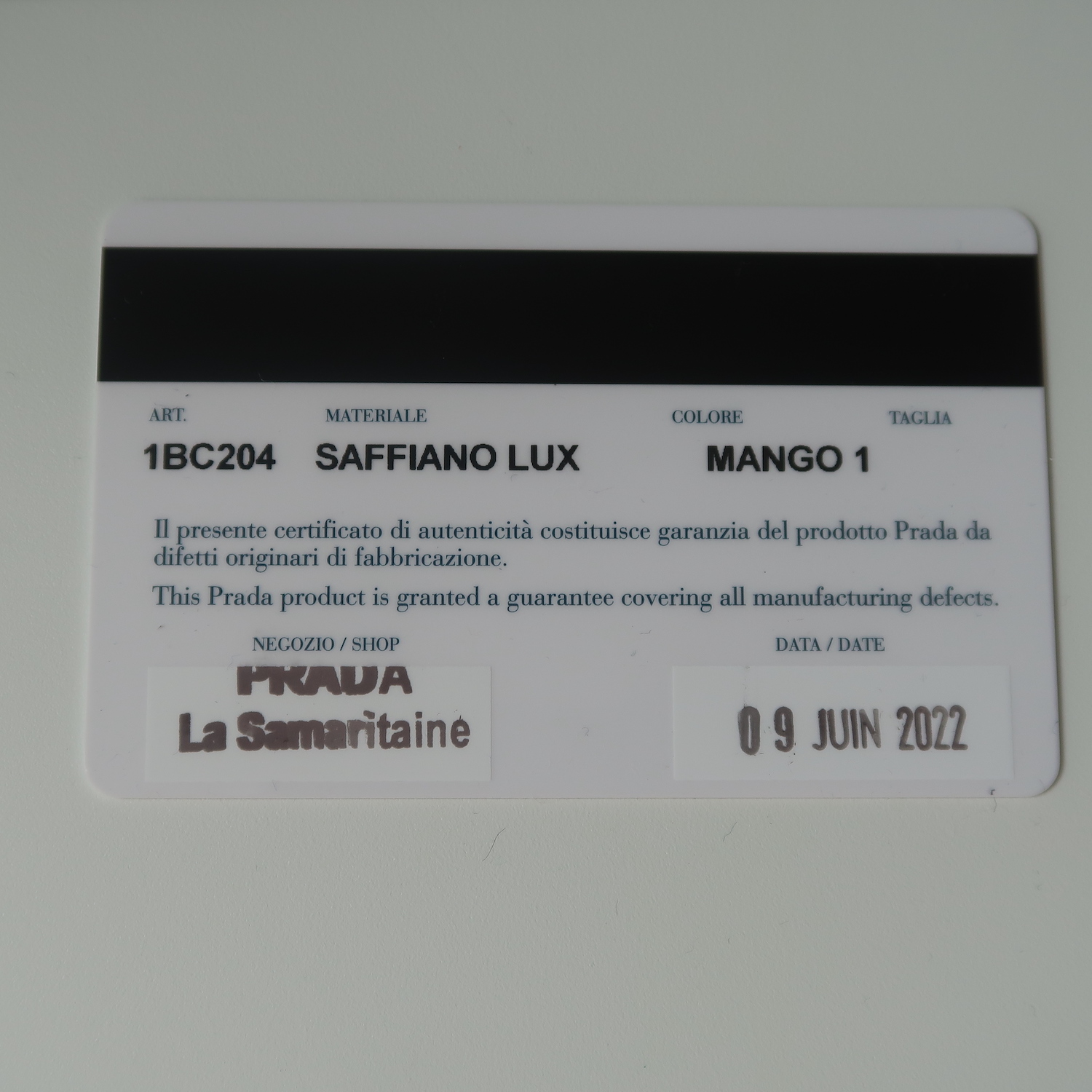 Prada Mango Green Saffiano Re-Edition Mini Hobo 1BC204 (2022)