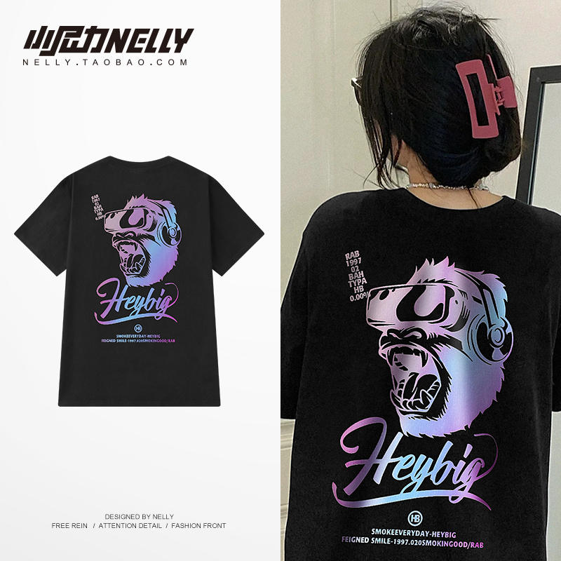 เสื้อยืดคอกลม ผู้ชาย เสื้อยืดผู้ชายเกาหลี เสื้อยืดเกาหลี แบรนด์ NELLY