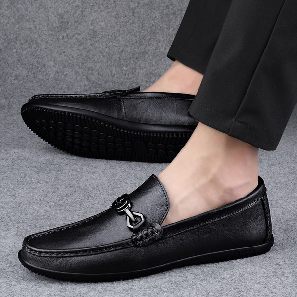 รองเท้าหนังผู้ชาย มีไซส์39-44 รองเท้าโลฟเฟอร์ชาย Slip-On Shoes