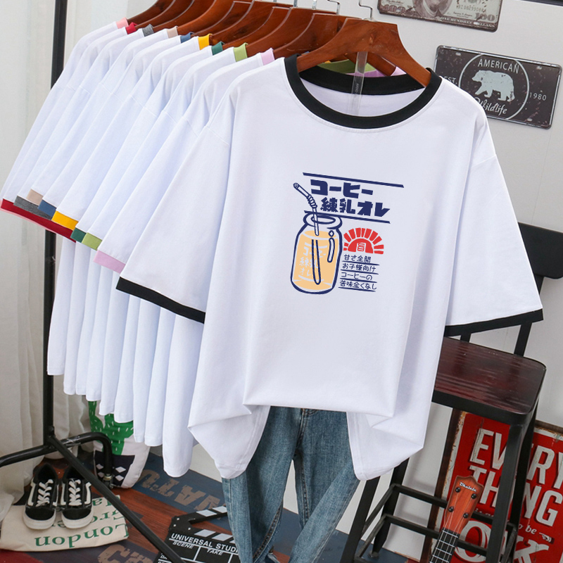 เสื้อยืดคอตตอน สกรีนลายน่ารัก มีหลากหลายสี ส่งฟรีทั่วไทย BY JIMIAO