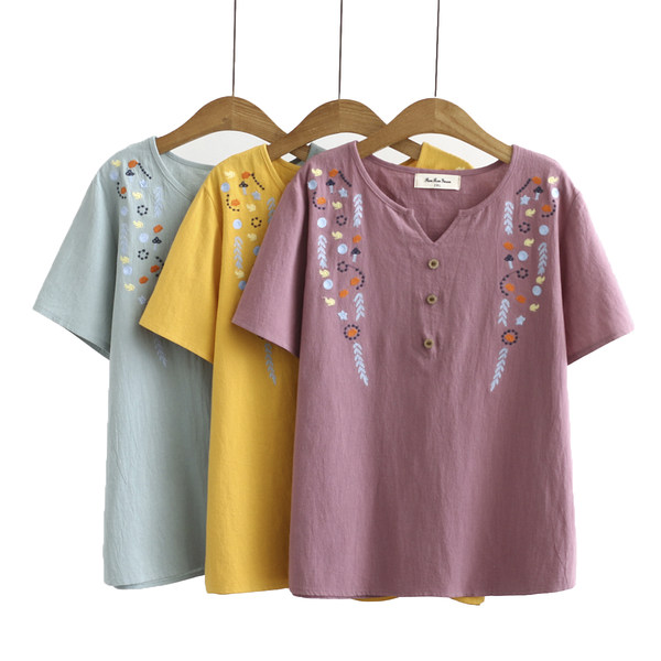 เสื้อลินินสไตล์ผู้ใหญ่ เสื้อคุณแม่ เสื้อผู้ใหญ่ แบรนด์ LININ