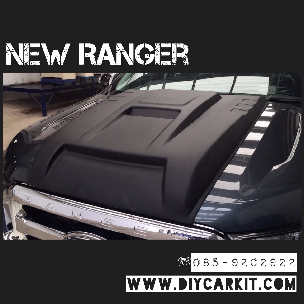 ช่องลมหลอกฝากระโปรงหน้า รุ่น V4 New Ranger15-19 MNC