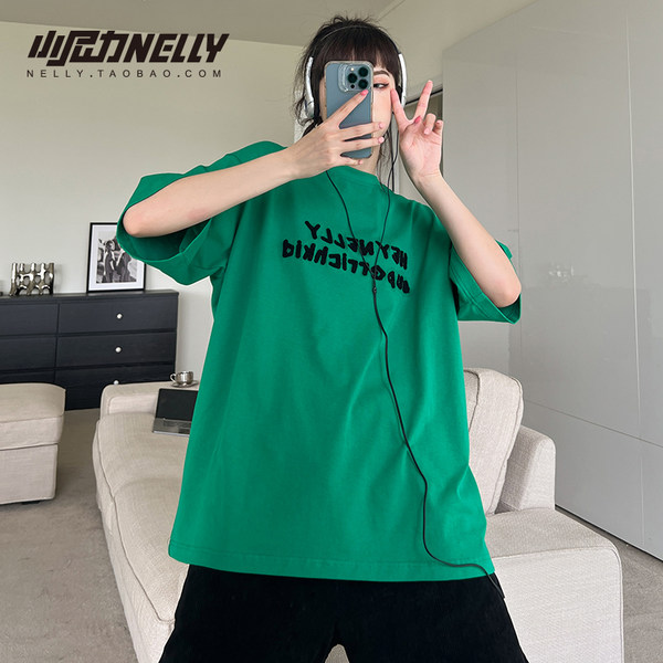 เสื้อยืดคอกลม ผู้ชาย เสื้อยืดผู้ชายเกาหลี เสื้อยืดเกาหลี แบรนด์ NELLY