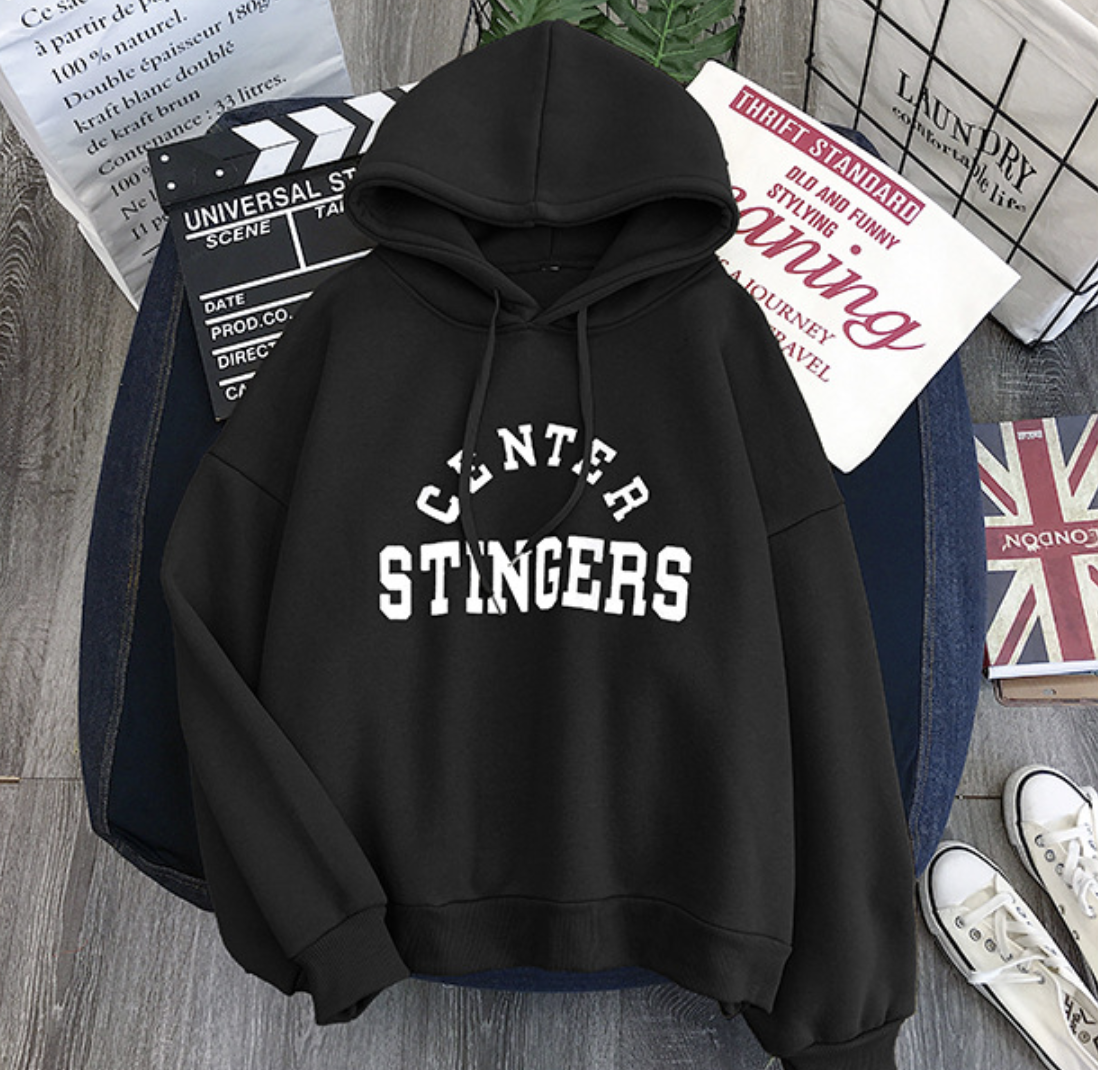 เสื้อกันหนาวฮู้ดดี้ แฟชั่นเกาหลี สกรีนลายน่ารัก ผ้าเนื้อนุ่ม ด้านในเป็นผ้าสำลี กันหนาวได้จ้า พร้อมส่ง งานจริงในภาพสุดท้าย