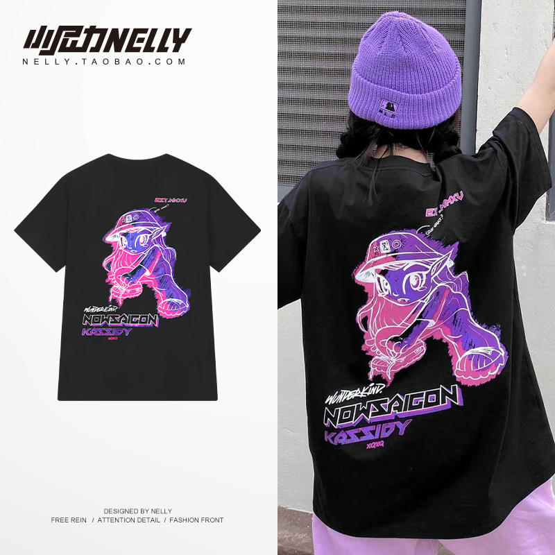 เสื้อยืดคอกลม ผู้ชาย เสื้อยืดผู้ชายเกาหลี เสื้อยืดเกาหลี แบรนด์ NELLY
