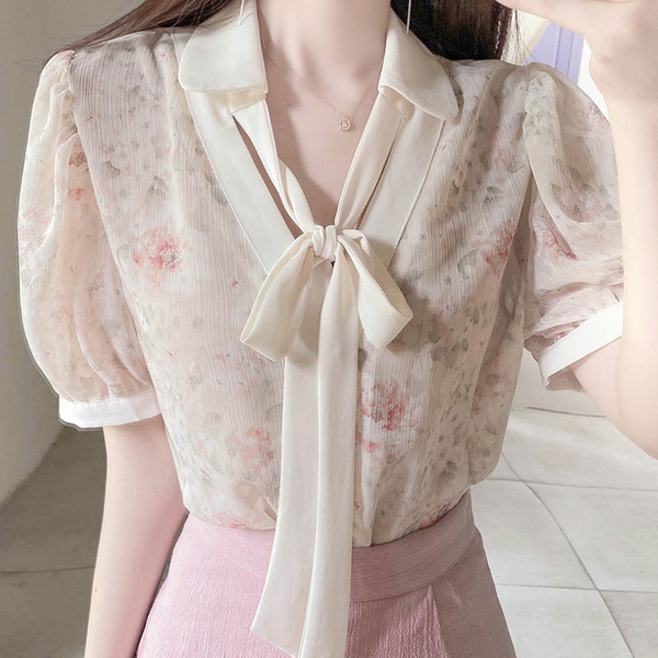 เสื้อชีฟองเกาหลี เสื้อชีฟองสวยๆ