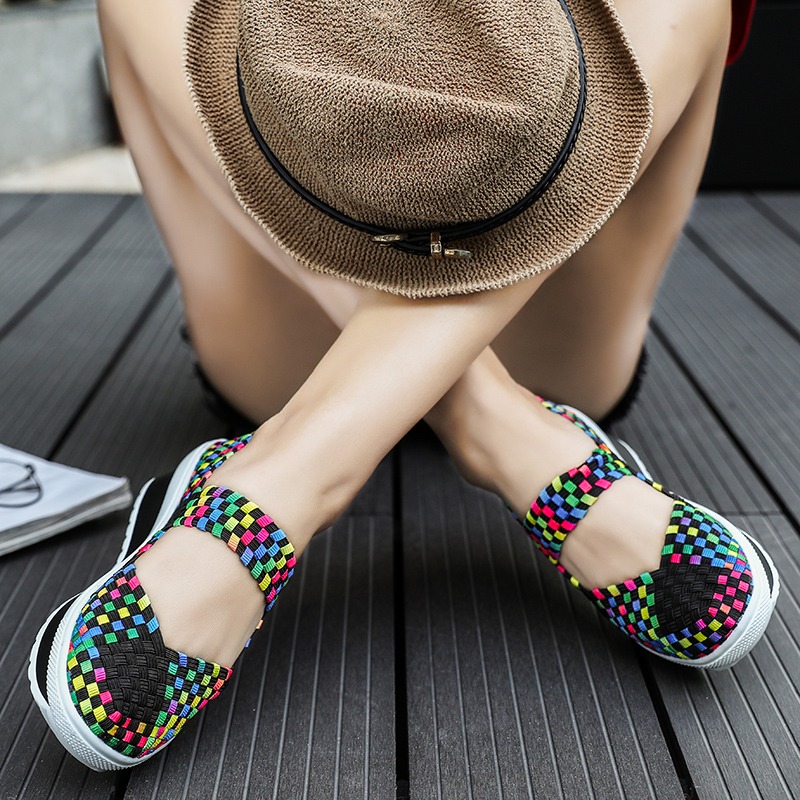 รองเท้าผ้าใบ รองเท้าลำลอง รองเท้าผ้าใบลำลอง รองเท้าแฟชั่นแบบสวม Slipper Shop