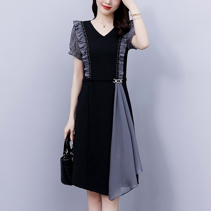เดรสสาวอวบ มีไซส์ L-4XLอกเสื้อ 38-47 นิ้ว ใส่ได้ทั้งสาวหุ่นดีน่ารักจนถึงสาวอวบพลัสไซส์ จัดส่งฟรี! ทักแชทสั่งซื้อ