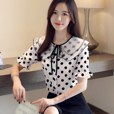 เสื้อเชิ้ตผู้หญิง เสื้อชีฟองสวยๆ เสื้อชีฟองลายดอก