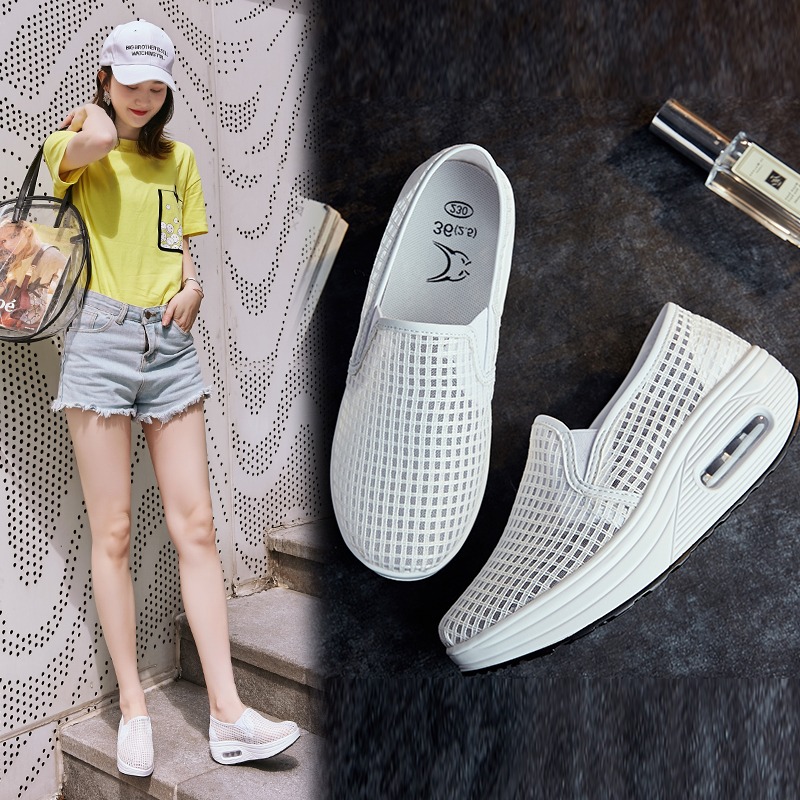 รองเท้าผ้าใบ รองเท้าลำลอง รองเท้าผ้าใบลำลอง รองเท้าแฟชั่นแบบสวม Slipper Shop