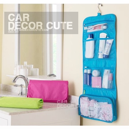 Travel Storage bag Set - กระเป๋าพกพาแบบแขวน จัดระเบียบชุดอาบน้ำ สะดวกต่อการใช้งานพื้นที่แคบ