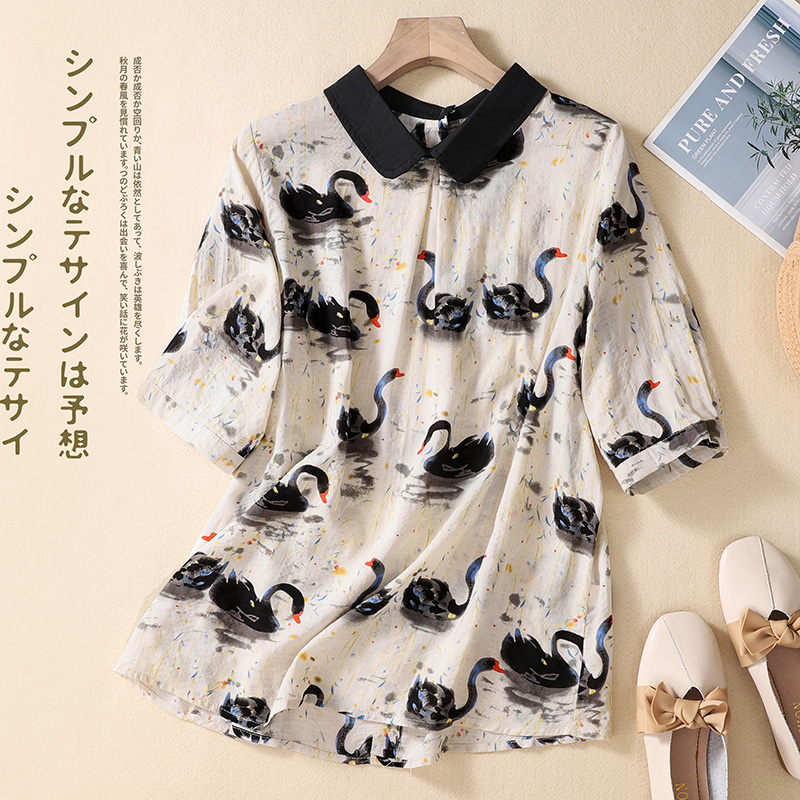 เสื้อลินิน เสื้อผ้าฝ้ายลินิน เสื้อเชิ้ตผ้าลินิน
