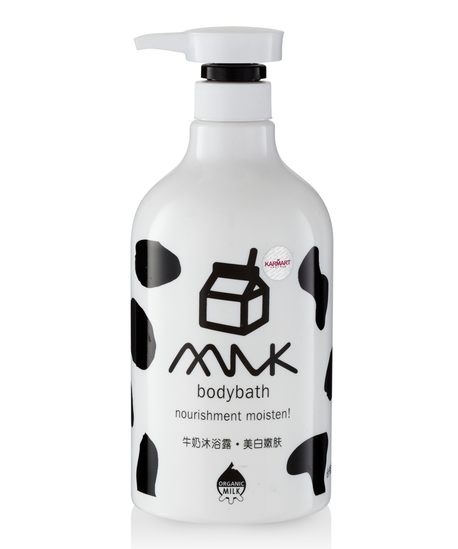 ครีมอาบน้ำ สูตรน้ำนม อาบผิวนุ่ม Bemei ขวดใหญ่ 1000 ml