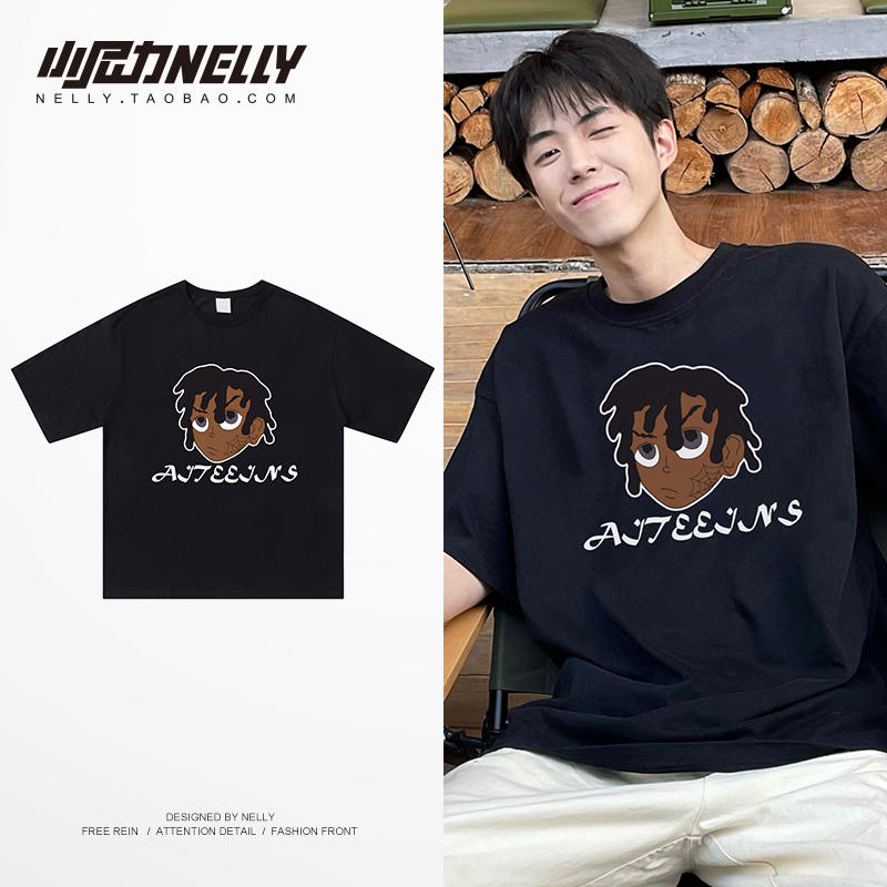 เสื้อยืดคอกลม ผู้ชาย เสื้อยืดผู้ชายเกาหลี เสื้อยืดเกาหลี แบรนด์ NELLY