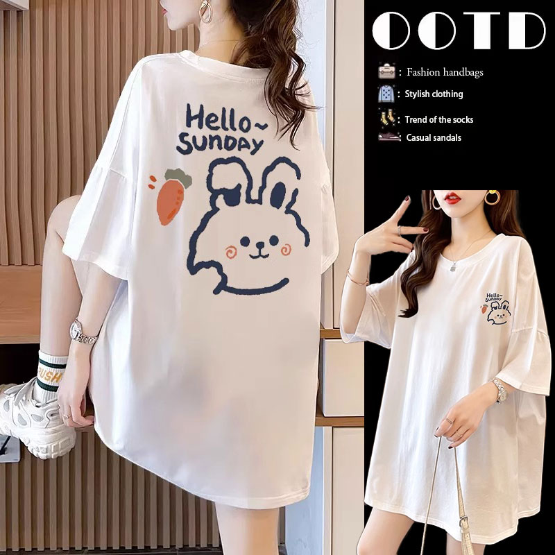 เสื้อยืดคนอ้วนแบบโอเวอร์ไซส์แบบ ulzzang fashion สนใจทักแชท