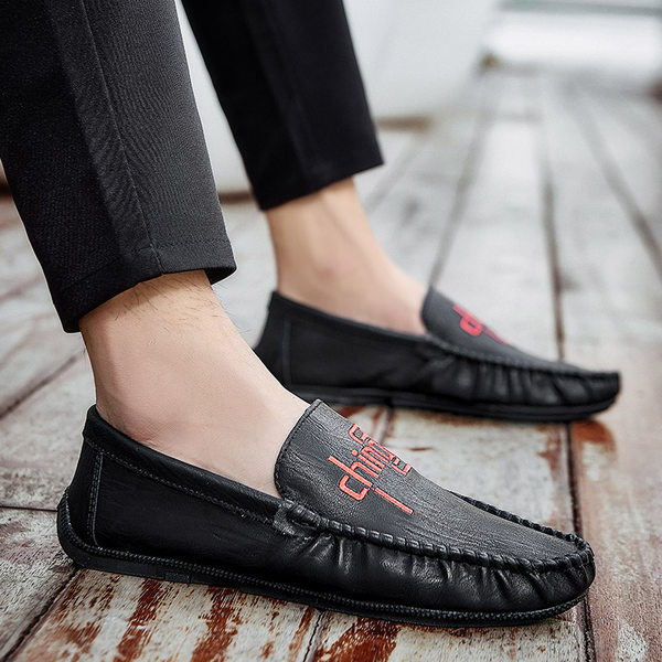 รองเท้าหนังผู้ชาย มีไซส์39-44 รองเท้าโลฟเฟอร์ชาย Slip-On Shoes