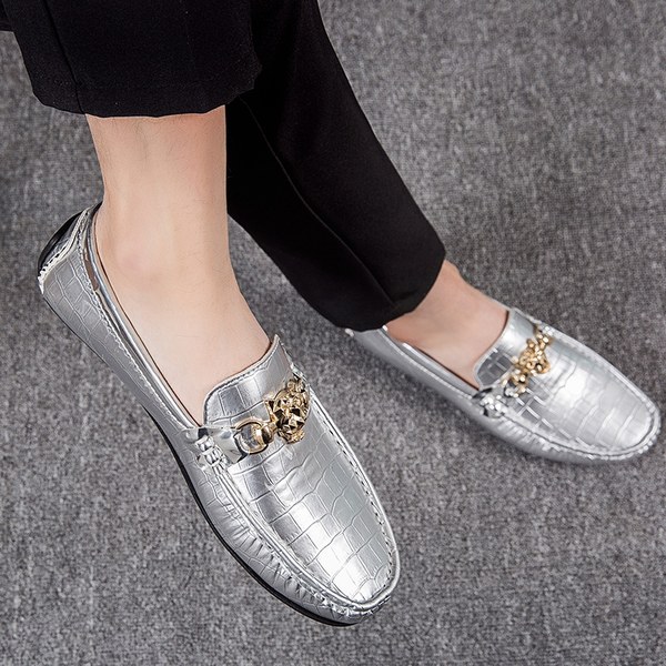 รองเท้าหนังผู้ชาย มีไซส์39-44 รองเท้าโลฟเฟอร์ชาย Slip-On Shoes