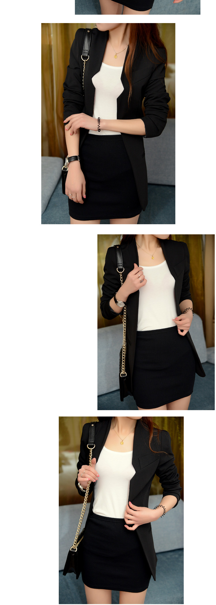 สูททรงสวย เก๋ๆ พร้อมส่ง ใส่ทำงาน ดูดี กดเลือกสีที่พร้อมส่งด้านในเลยจ้า