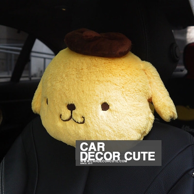 POM POM PURIN - หมอนหนุนคอในรถยนต์ลายปอมปอมปูริน