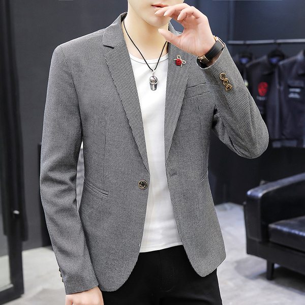 สูท Blazers ผู้ชาย เสื้อคลุมสไตล์สูท สำหรับผู้ชาย