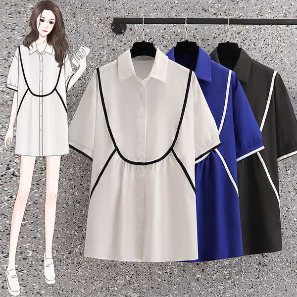 เดรสคนอ้วน เดรสสาวอวบ ชุดเดรสคนอ้วนวัยรุ่น BY PLUS SIZE Girl
