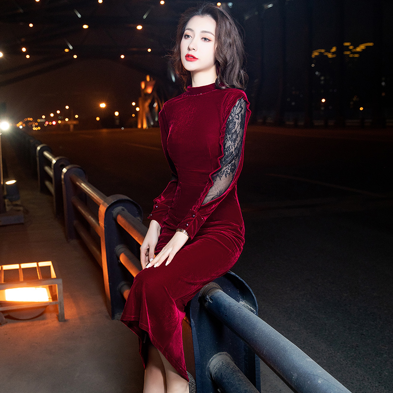 ชุดราตรี ชุดราตรีสวยหรู แบบ ทันสมัย Evening dress