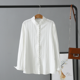 เสื้อเชิ้ตคนอ้วน XL-4XL อกใหญ่ เสื้อสาวอ้วน